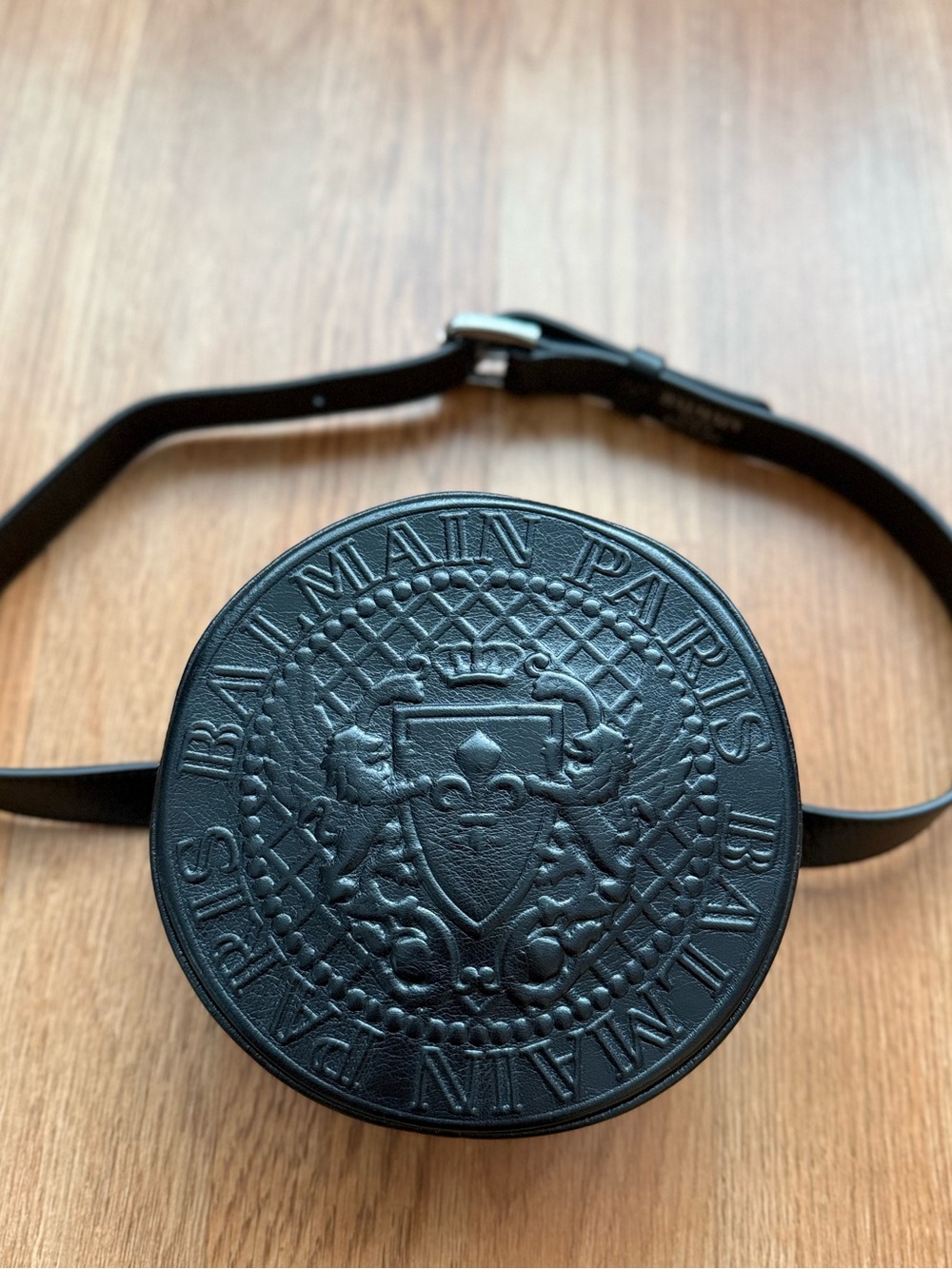 Balmain Anthem Round Belt Bag
